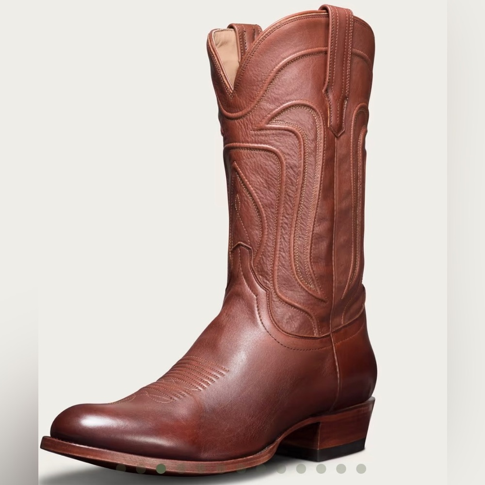 Mens Tecovas Cartwright Bourbon Calf Skin Boots